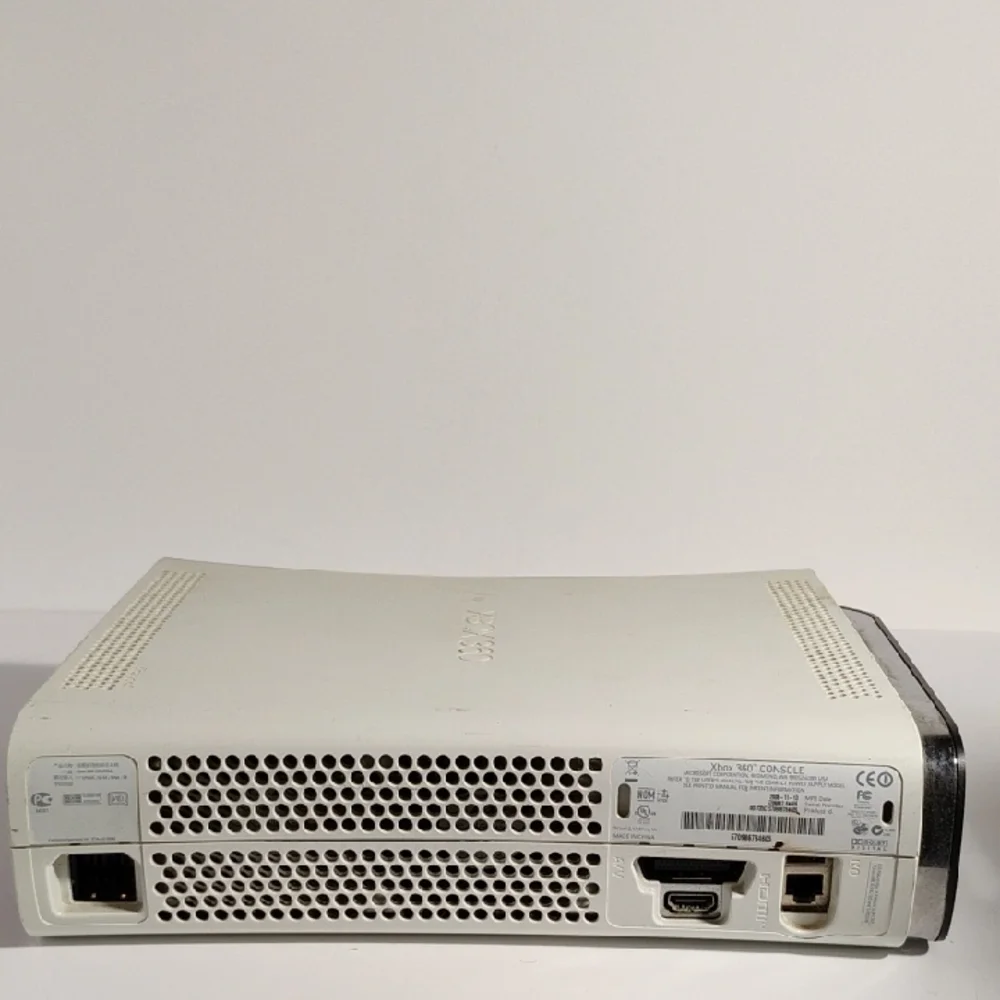 Xbox 360 Console with Purple and White Design As Is Parts Only